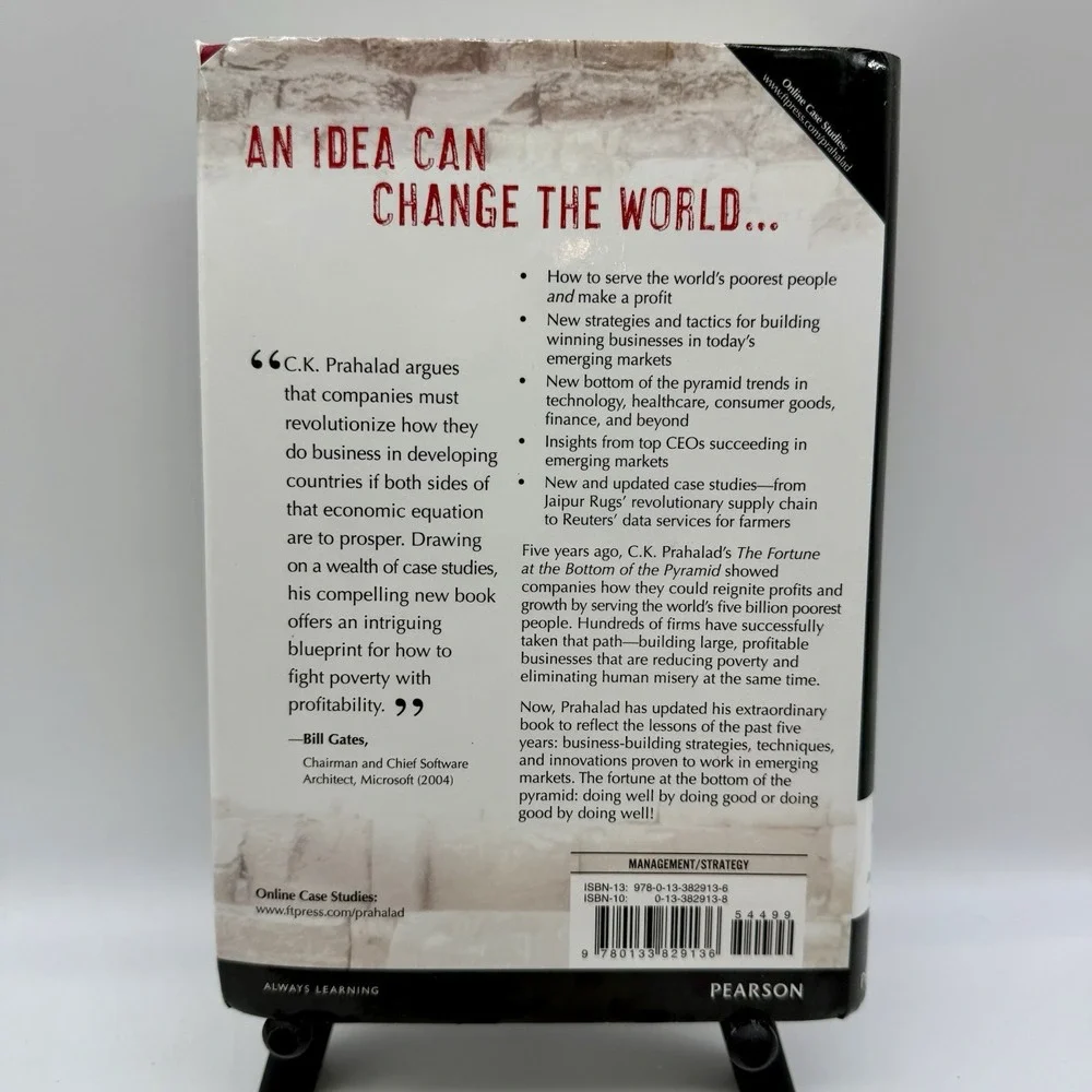 The Fortune At the Bottom of the Pyramid by C. Prahalad See‎ Notes